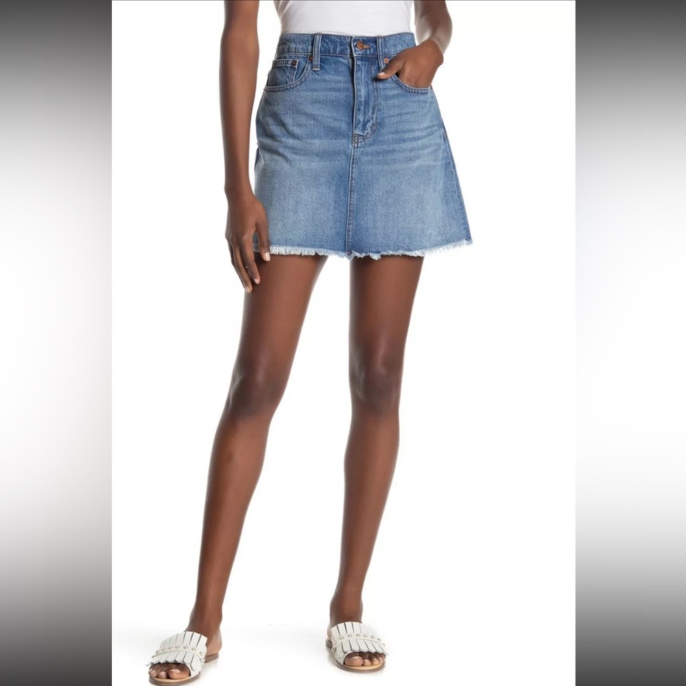Madewell McCarren Denim Mini Skirt K8028